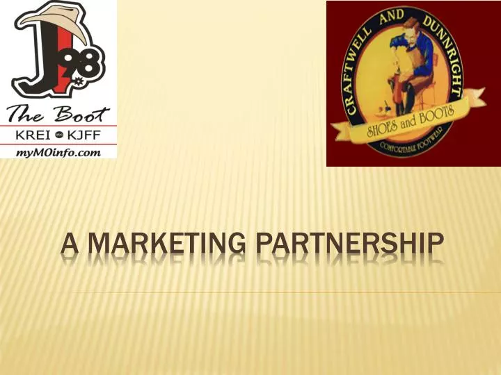 a marketing partnership