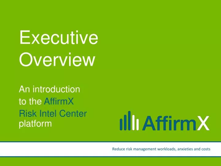 executive overview