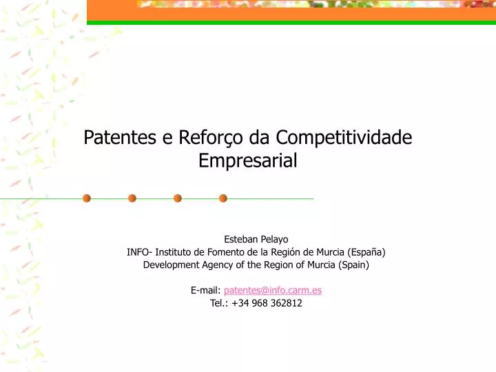 patentes e refor o da competitividade empresarial