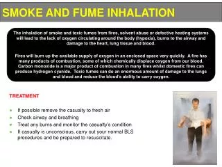 SMOKE AND FUME INHALATION