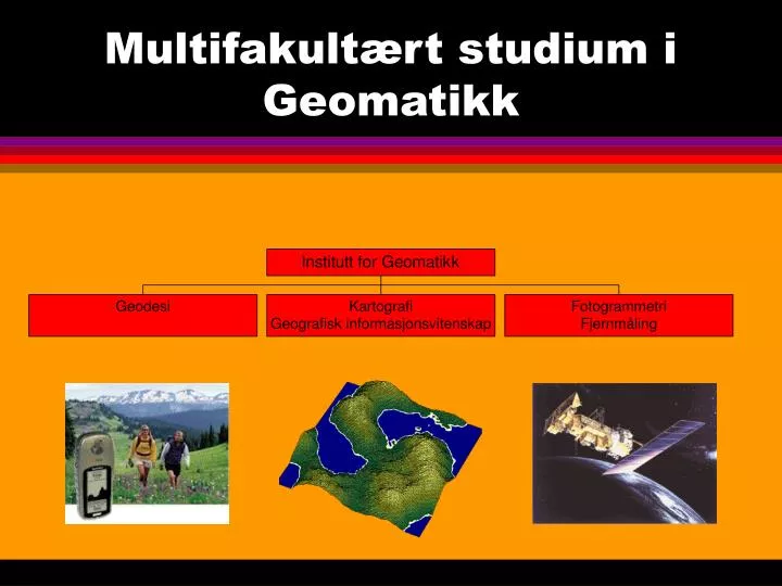 multifakult rt studium i geomatikk