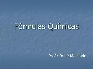f rmulas qu micas