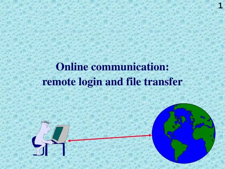 online communication remote login and file transfer