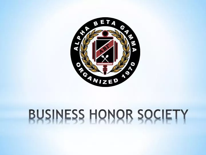 business honor society