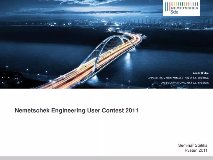 nemetschek engineering user contest 20 11