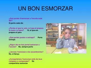 un bon esmorzar