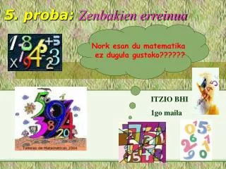 5 proba zenbakien erreinua
