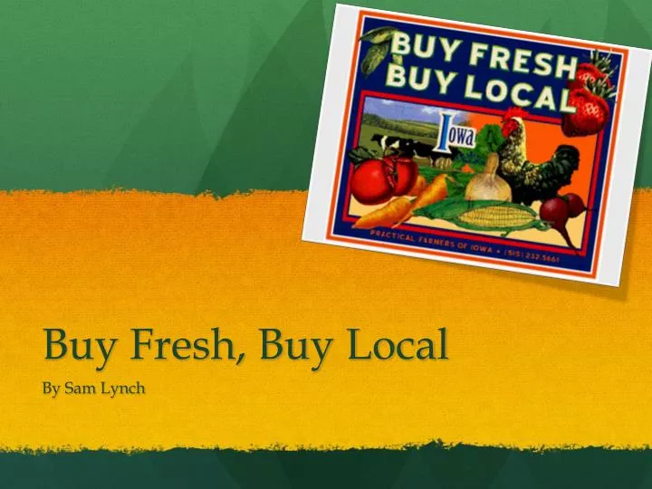 buy fresh buy local