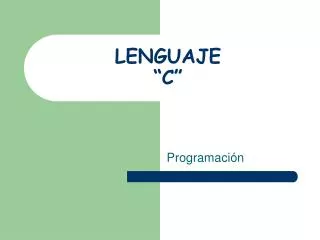lenguaje c