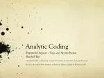 Analytic Coding of Baseball Bat using Conceptual Vocabulary - slide 1
