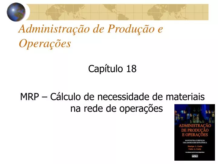 Ppt Administração De Produção E Operações Powerpoint Presentation Id4880146 8502