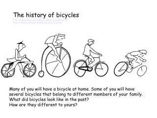 The history of bicycles eriding/media/vintage_bicycles.shtml