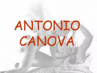 antonio canova