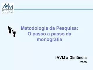 iavm a dist ncia 2009