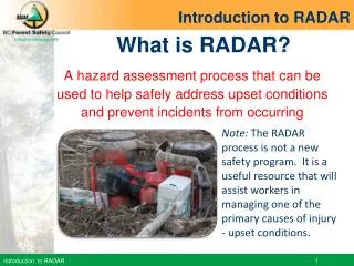 What is RADAR?