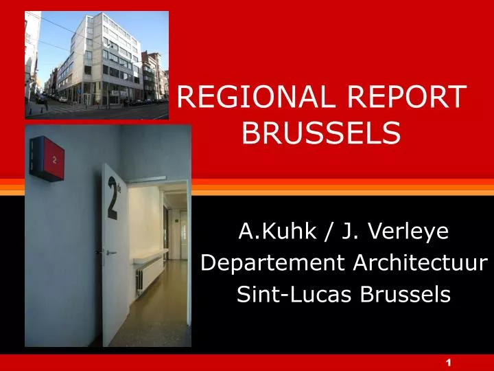 regional report brussels