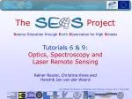 Understanding Spectra through Earth Observation: Optics, Spectroscopy, and Laser Remote Sensing - slide 1