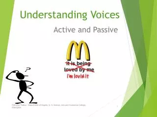 Understanding Voices