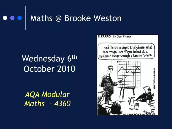 maths @ brooke weston