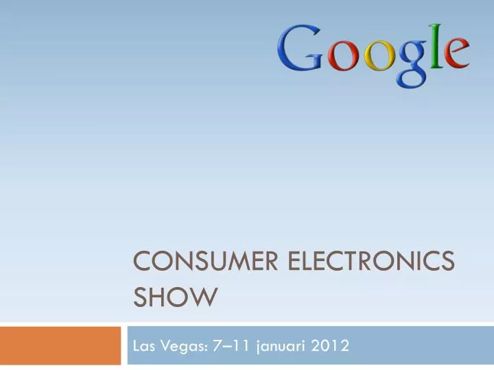 consumer electronics show