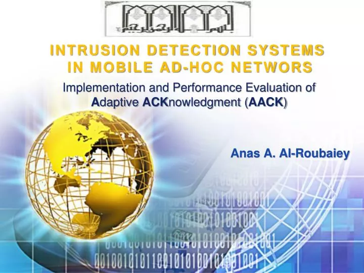 intrusion detection systems in mobile ad hoc networs