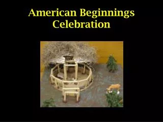 American Beginnings Celebration