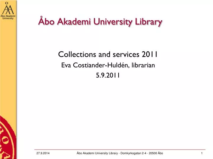 bo akademi university library