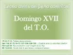 Lectio divina del Salmo dominical - slide 1