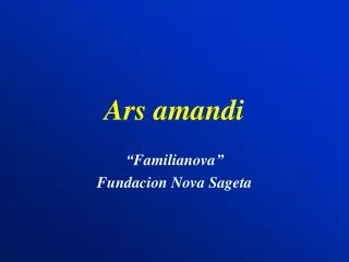 ars amandi