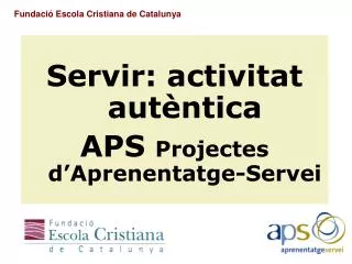 servir activitat aut ntica aps projectes d aprenentatge servei
