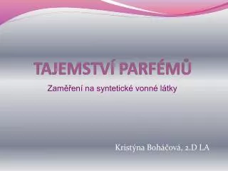 tajemstv parf m