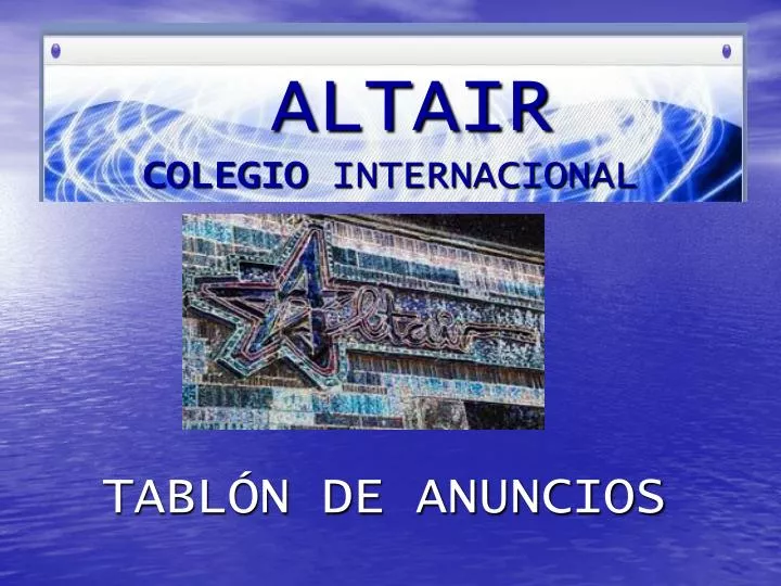 altair colegio internacional