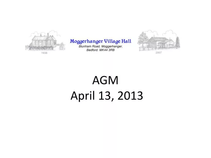 agm april 13 2013