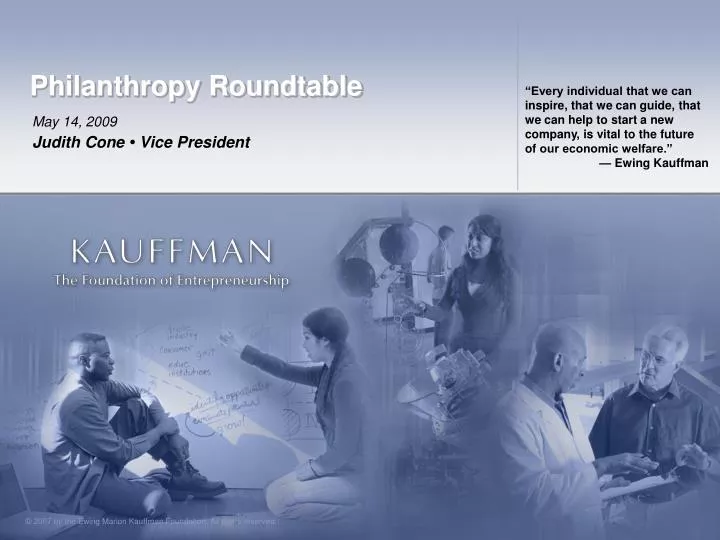 philanthropy roundtable
