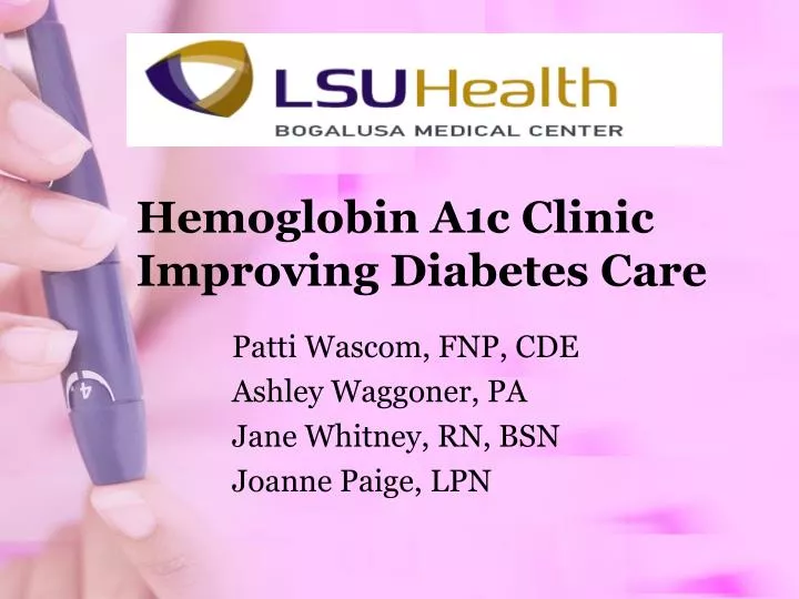 hemoglobin a1c clinic improving diabetes care