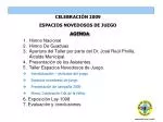 AGENDA - slide 1