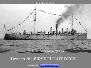 Host to the FIRST FLIGHT DECK