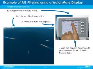 Example of AIS Filtering using a WatchMate Display
