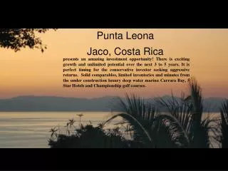 Punta Leona Jaco, Costa Rica