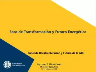 foro de transformaci n y futuro energ tico