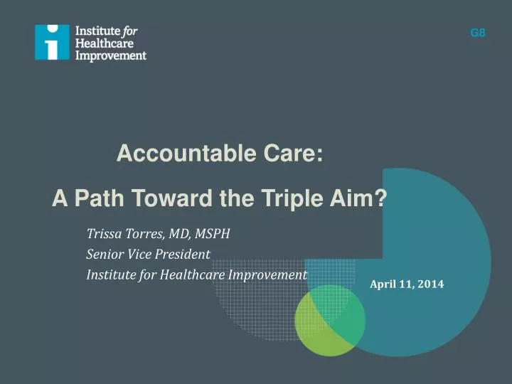 accountable care a path toward the triple aim