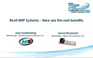 Revit MEP Systems - Here are the real benefits