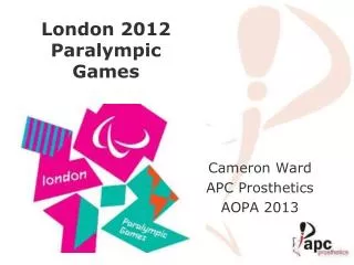 London 2012 Paralympic Games