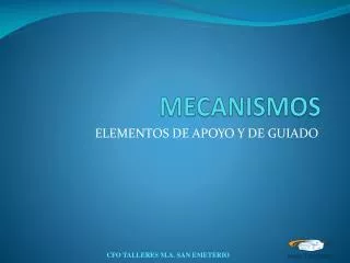 mecanismos