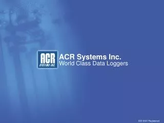 ACR Systems Inc.