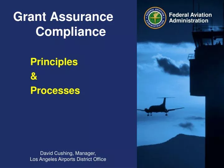 grant assurance compliance
