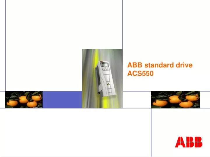 abb standard drive acs550