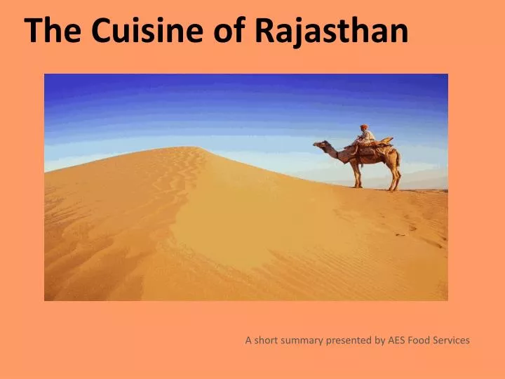 the cuisine of rajasthan