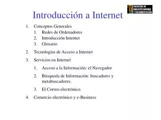 introducci n a internet
