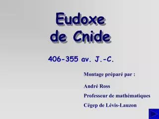 eudoxe de cnide